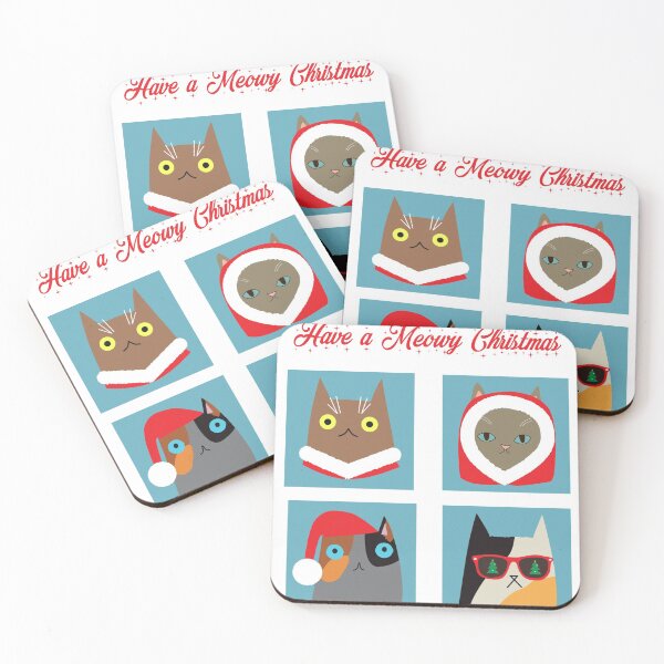 Item preview, Have a Meowy Christmas designed and sold by JosAwestuff.
