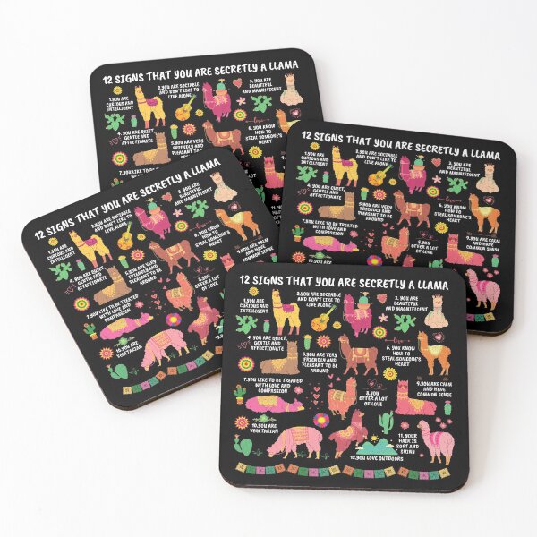 Item preview, 12 Signs That You Are Secretly a Llama Gifts For Llama Lovers  designed and sold by neotrend.