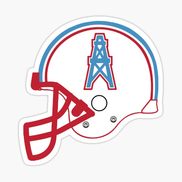 'Houston Oilers vintage american football team helmet emblem' Sticker for  Sale by Qrea