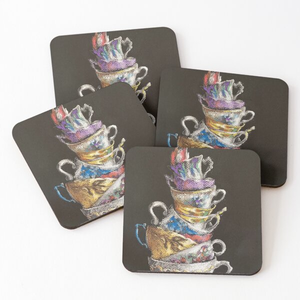 Item preview, TEETERING TEACUPS designed and sold by RosaFedele.
