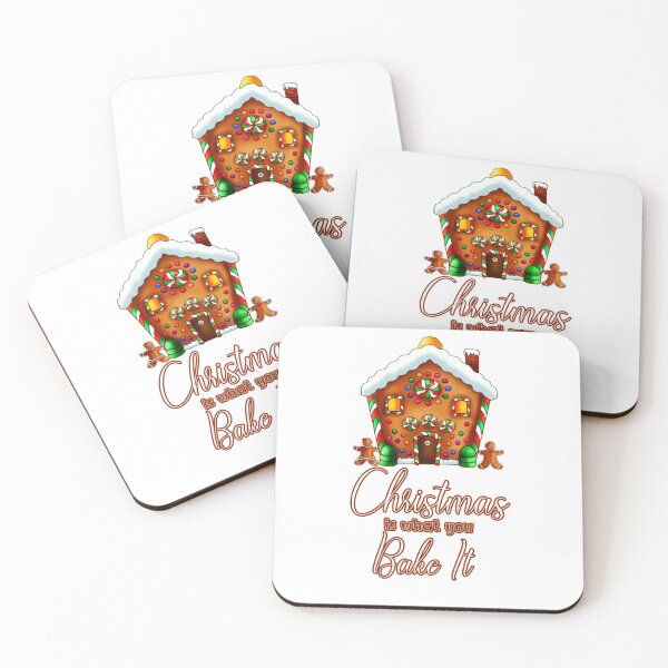 Item preview, Gingerbread House Christmas is What You Bake It Holiday Pun designed and sold by 4Craig.