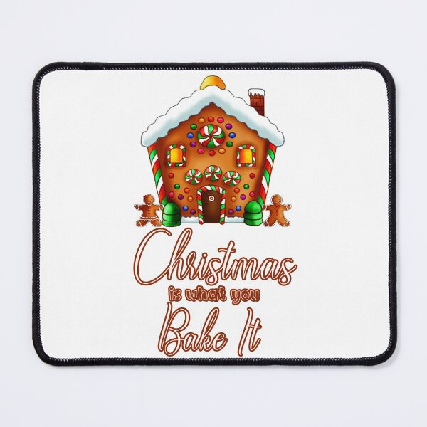 Item preview, Gingerbread House Christmas is What You Bake It Holiday Pun designed and sold by 4Craig.