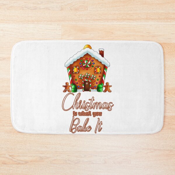 Item preview, Gingerbread House Christmas is What You Bake It Holiday Pun designed and sold by 4Craig.