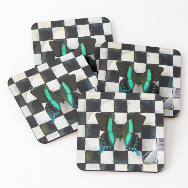 Item preview, Butterfly on checker plate designed and sold by Garry Gay.