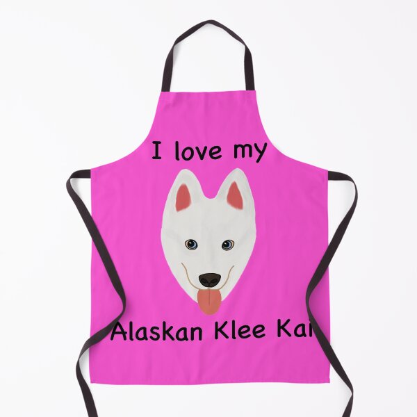 Item preview, I Love My Alaskan Klee Kai (white with blue eyes) designed and sold by Tiki-Kreations.