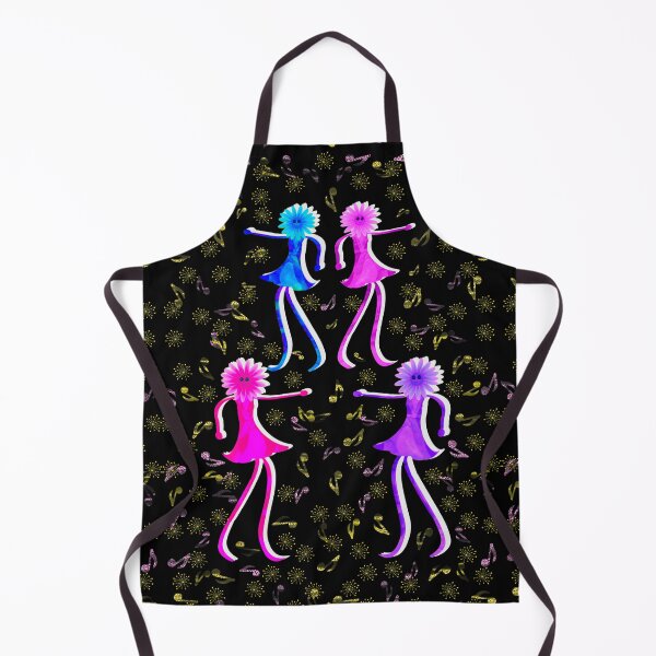 Item preview, Dancing Flower Girls on Black designed and sold by Only1helen.