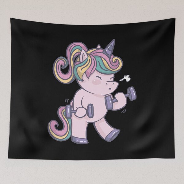 Item preview, Unicorn Weightlifting - Unicorn designed and sold by YueHeng Creates ⭐⭐⭐⭐⭐.