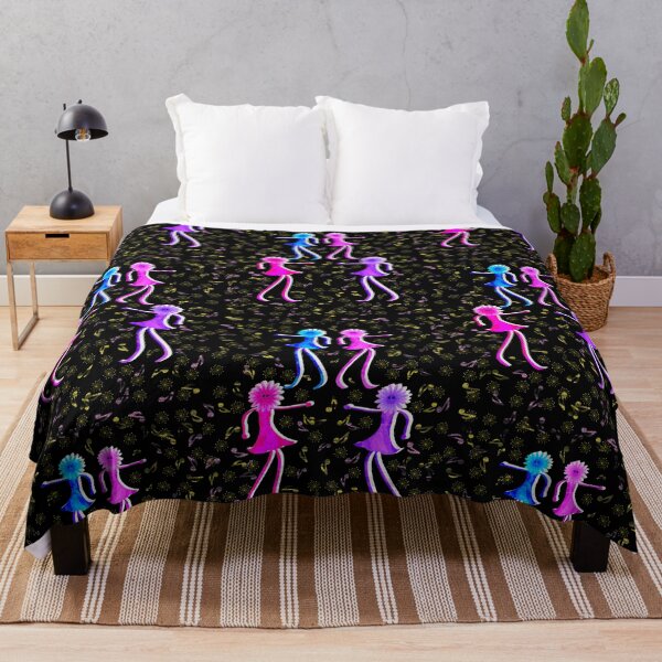 Item preview, Dancing Flower Girls on Black designed and sold by Only1helen.