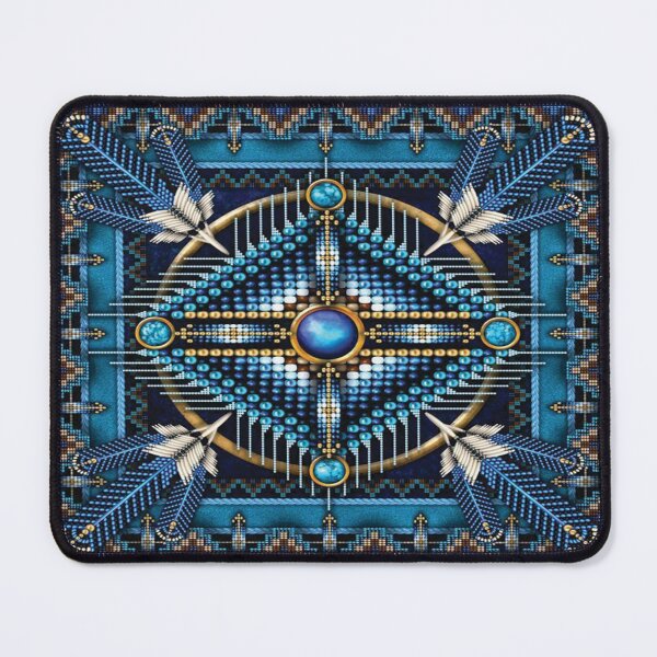 Item preview, Native American Cross Mandala African Eagle Tribal designed and sold by LarinaBeauty.