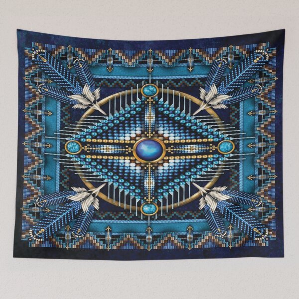 Item preview, Native American Cross Mandala African Eagle Tribal designed and sold by LarinaBeauty.