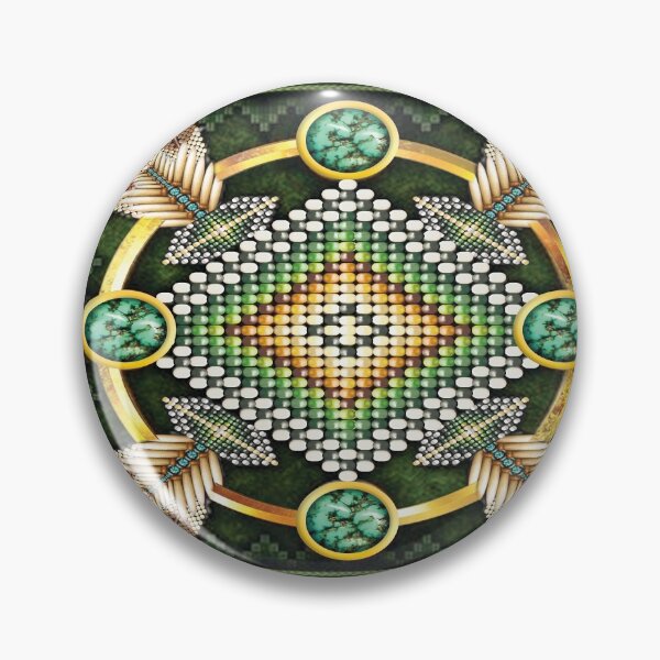 Item preview, Native American Green African Eagle Tribal designed and sold by LarinaBeauty.