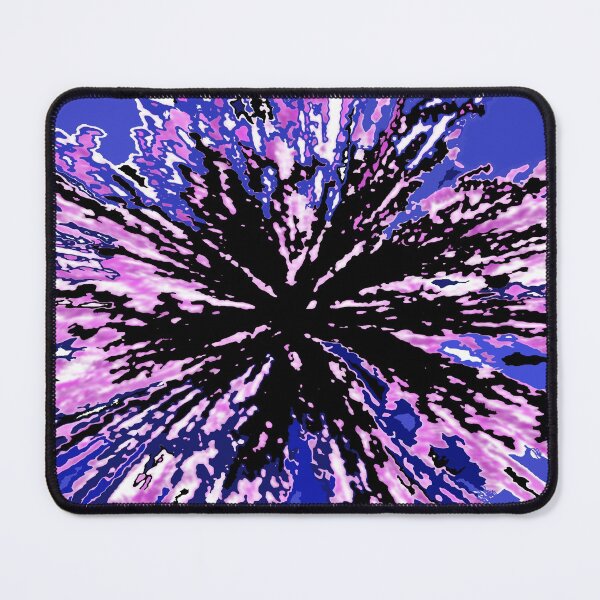 Aperçu de l'œuvre Éclat de peinture violet violet et noir créée et vendue par ArtByLM.