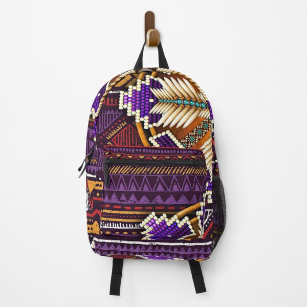 Item preview, Native American Purple Mandala African Eagle Tribal designed and sold by LarinaBeauty.