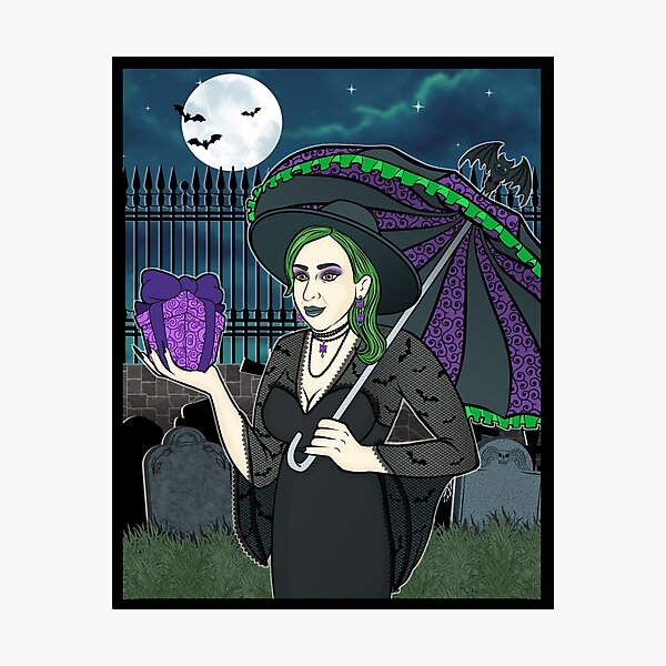 Goth girl for Lilly Gutierrez Photographic Print