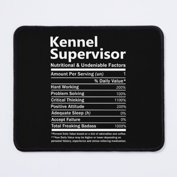 Item preview, Kennel Supervisor T Shirt - Nutritional and Undeniable Factors Gift Item Tee designed and sold by oslandefren.