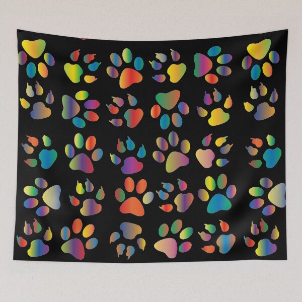 Item preview, COLORFUL PAW PRINTS designed and sold by SamiJanelle.