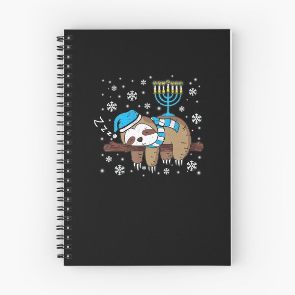Item preview, Perezoso durmiendo Menorah Hanukkah Chanukah Animal Judío designed and sold by whenevery3.