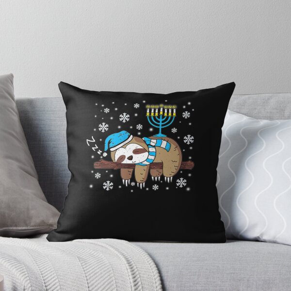 Item preview, Sleeping Sloth Menorah Hanukkah Chanukah Animal Jewish designed and sold by whenevery3.