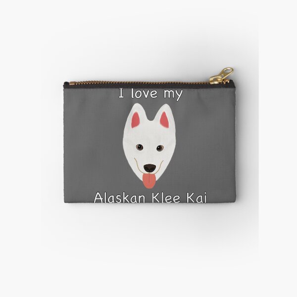 Item preview, I Love My Alaskan Klee Kai (white with brown eyes) designed and sold by Tiki-Kreations.