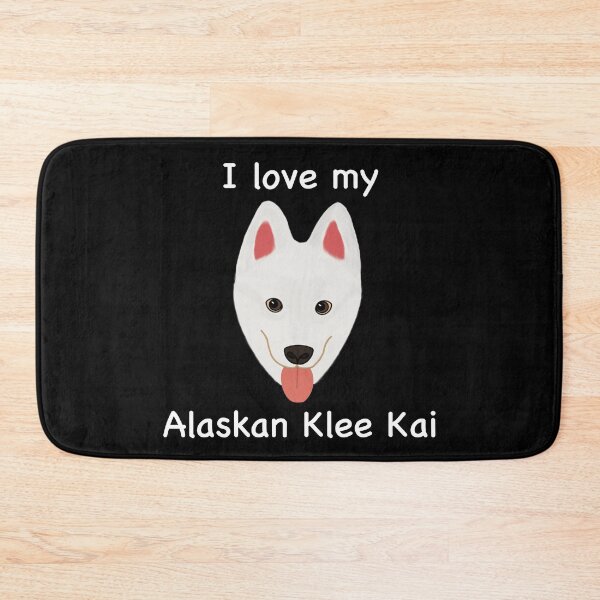 Item preview, I Love My Alaskan Klee Kai (white with brown eyes) designed and sold by Tiki-Kreations.