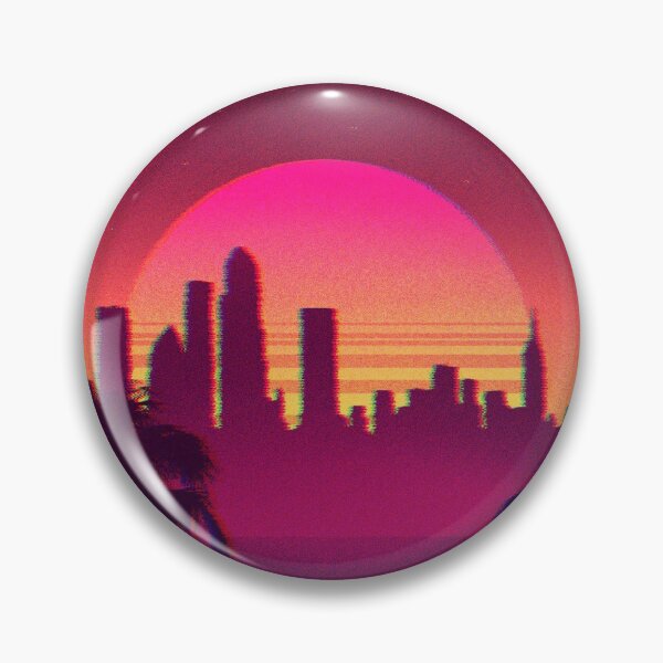 Item preview, Retrowave sunset skyline designed and sold by VisioN-SanS.