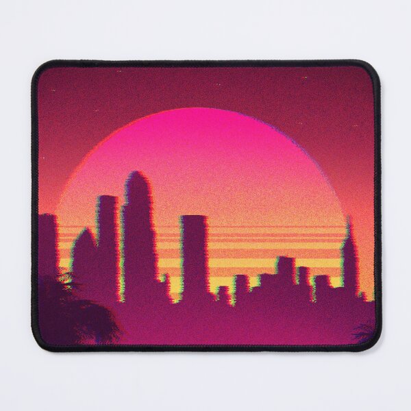 Item preview, Retrowave sunset skyline designed and sold by VisioN-SanS.