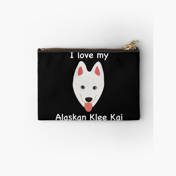 Item preview, I Love My Alaskan Klee Kai (white with blue eyes) designed and sold by Tiki-Kreations.