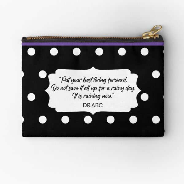 Purple Dr. ABC Anything Pouch Zipper Pouch