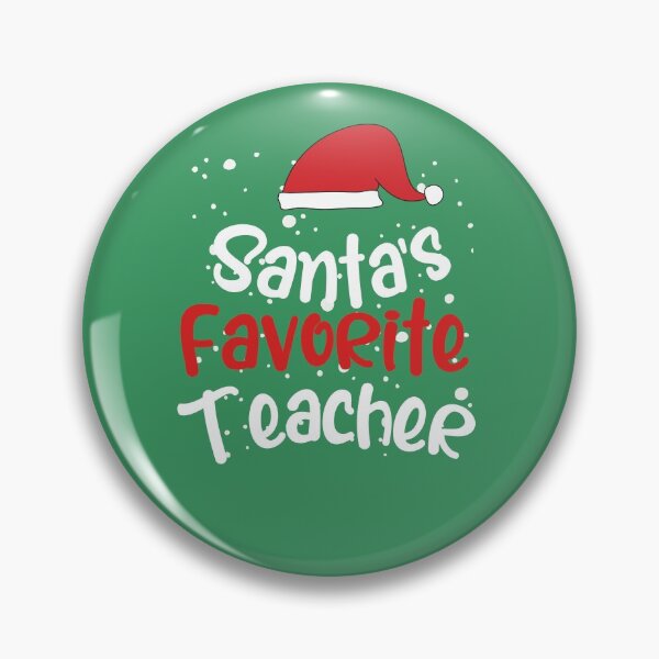 Item preview, Santa's Favorite Teacher Funny Christmas Pajamas Quote designed and sold by Kaladzishop.