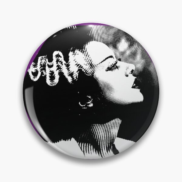 Item preview, Bride of Frankenstein (Hexagon print) designed and sold by InkThinkArt.