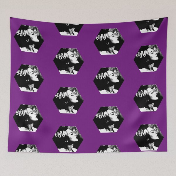 Item preview, Bride of Frankenstein (Hexagon print) designed and sold by InkThinkArt.