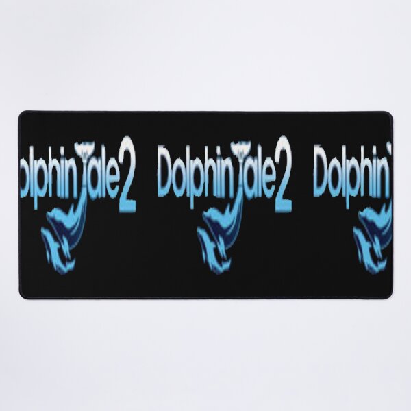 winter the dolphin Desk Mat