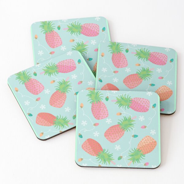 Item preview, Pineapple Ornaments - Christmas & Holiday Art designed and sold by TheBrightInk.