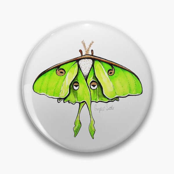 Item preview, Luna moth designed and sold by SuttleDesignCo.