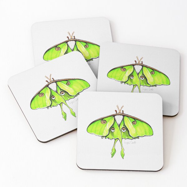 Item preview, Luna moth designed and sold by SuttleDesignCo.
