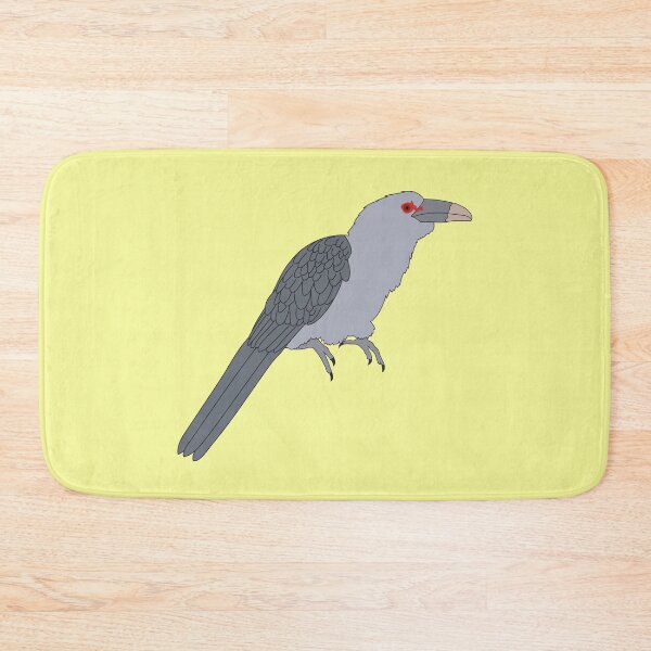 Item preview, Channel-billed Cuckoo on Pastel Yellow  designed and sold by Digitaldingo.