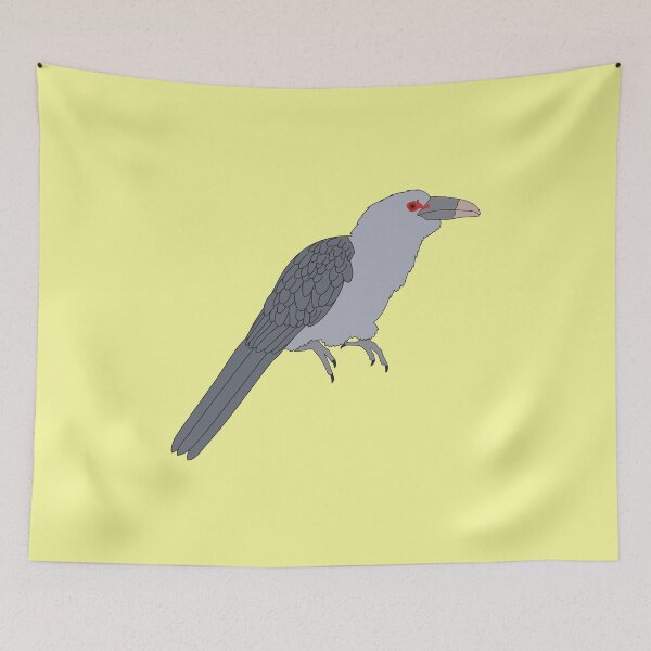 Item preview, Channel-billed Cuckoo on Pastel Yellow  designed and sold by Digitaldingo.