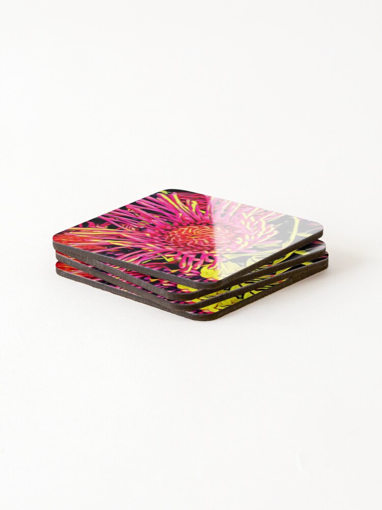 Thumbnail 4 of 5, Coasters (Set of 4), Striking Beauty designed and sold by RandaRubyRed.