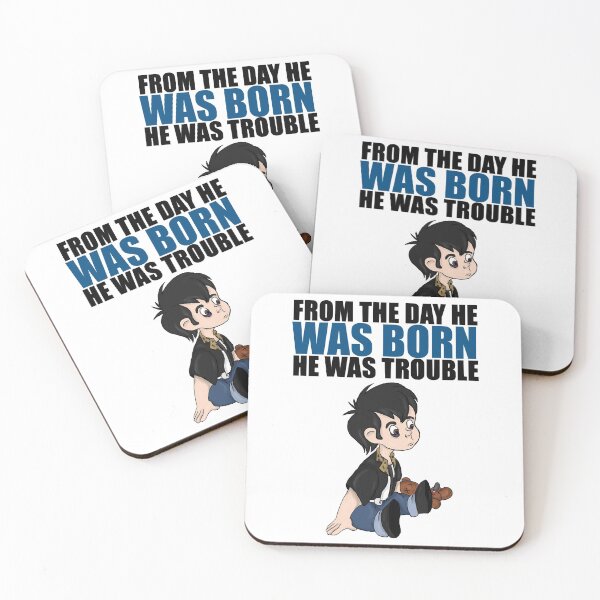 Item preview, Mens Best From The Day He Was Born  He Was Trouble  Gift For Birthday designed and sold by HaileyHerzog.