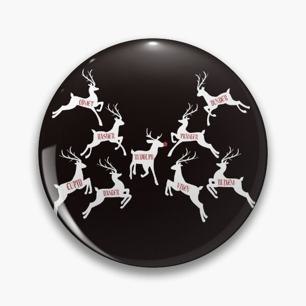 Item preview, Santa Reindeers Oh What Fun It Is to Ride Vintage designed and sold by Capiral Bucketlist.