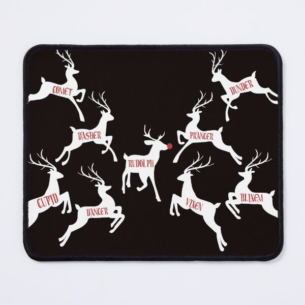 Item preview, Santa Reindeers Oh What Fun It Is to Ride Vintage designed and sold by Capiral Bucketlist.