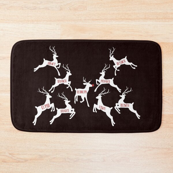 Item preview, Santa Reindeers Oh What Fun It Is to Ride Vintage designed and sold by Capiral Bucketlist.