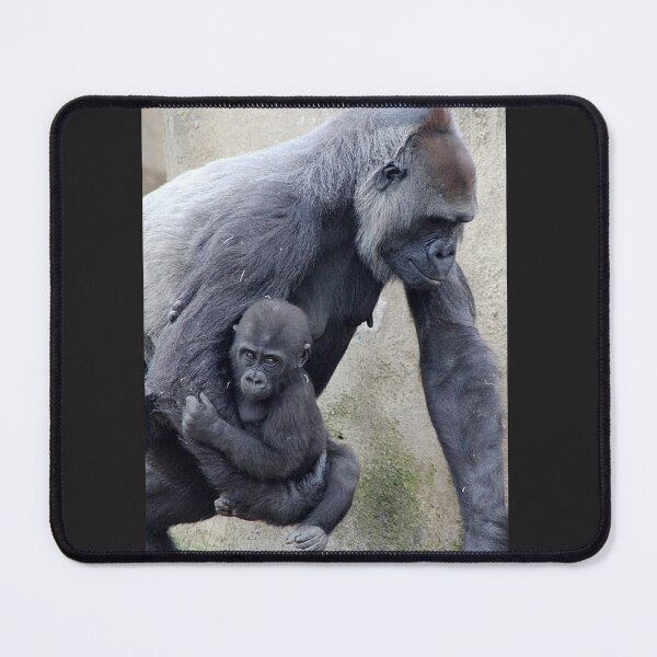 Item preview, Gorilla Mom and Baby 2 designed and sold by Norma Jean’s Art.