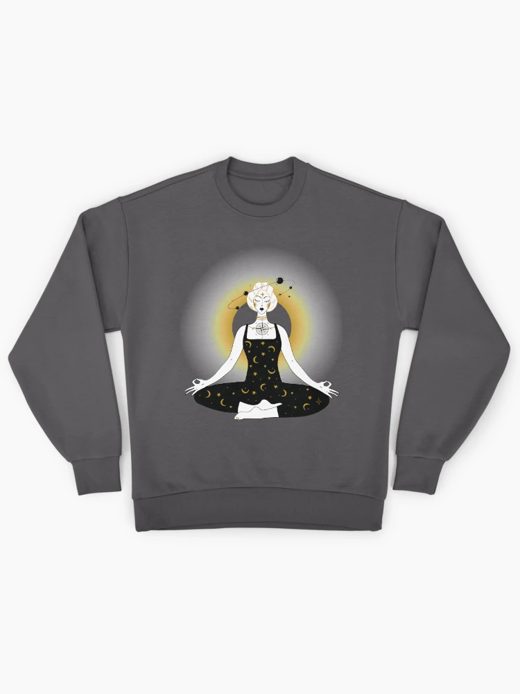 Thumbnail 1 of 6, Premium Oversized Sweatshirt, Aligned Inner Compass designed and sold by SquirrelCreate.