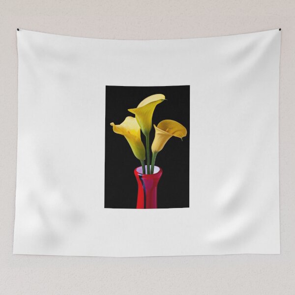 Aperçu de l'œuvre Three Yellow Calla Lililes créée et vendue par Garry Gay.