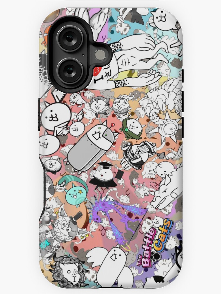 Imagen 1 de 4, Funda de iPhone con la obra Gatos de batalla, diseñada y vendida por PixelRune.