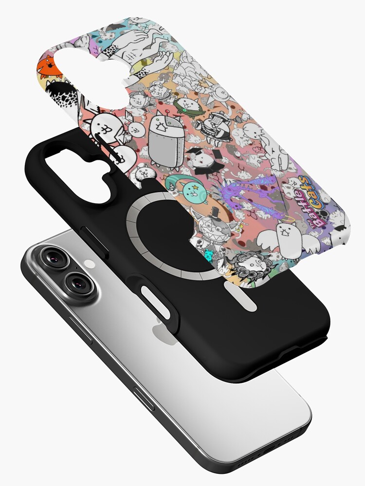 Imagen 2 de 4, Funda de iPhone con la obra Gatos de batalla, diseñada y vendida por PixelRune.