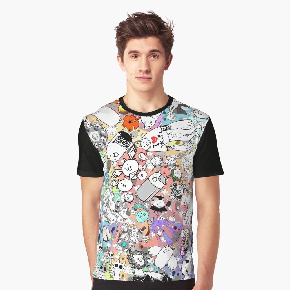 Vista previa del artículo con la obra «Camiseta gráfica», diseñado y vendido por PixelRune.