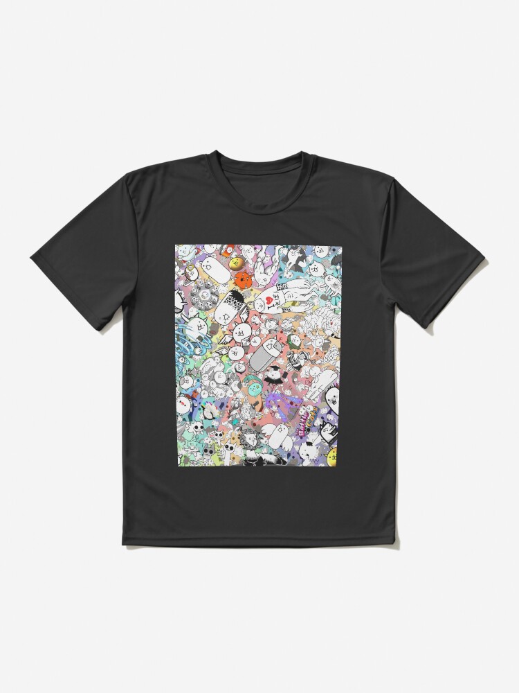 Imagen 2 de 7, Camiseta deportiva con la obra Gatos de batalla, diseñada y vendida por PixelRune.