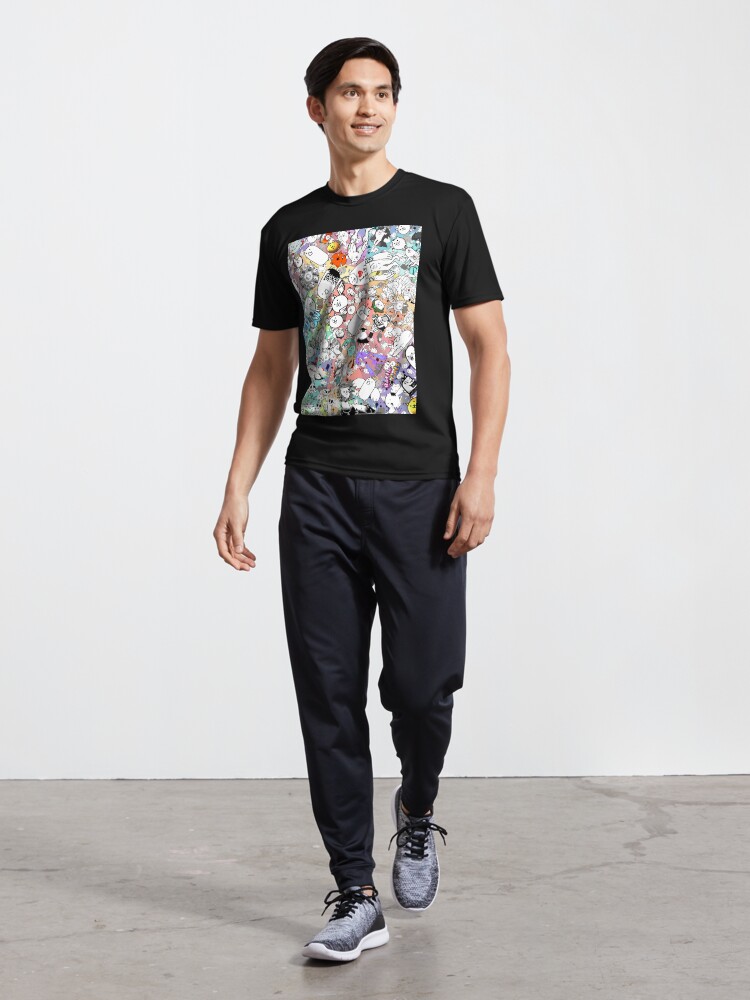Imagen 5 de 7, Camiseta deportiva con la obra Gatos de batalla, diseñada y vendida por PixelRune.